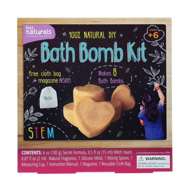 Kit de bombes de bain DIY Kiss Naturals pour enfants