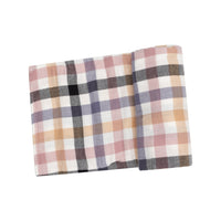 Angel Dear Bamboo Cotton Muslin Swaddle Blanket - Harvest Plaid