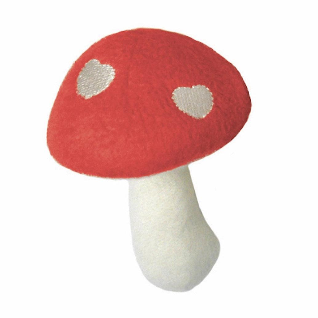 Apple Park Mushroom Rattle - Red