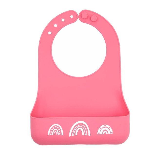 Bella Tunno Silicone Little Bites Bib - Chasing Rainbows