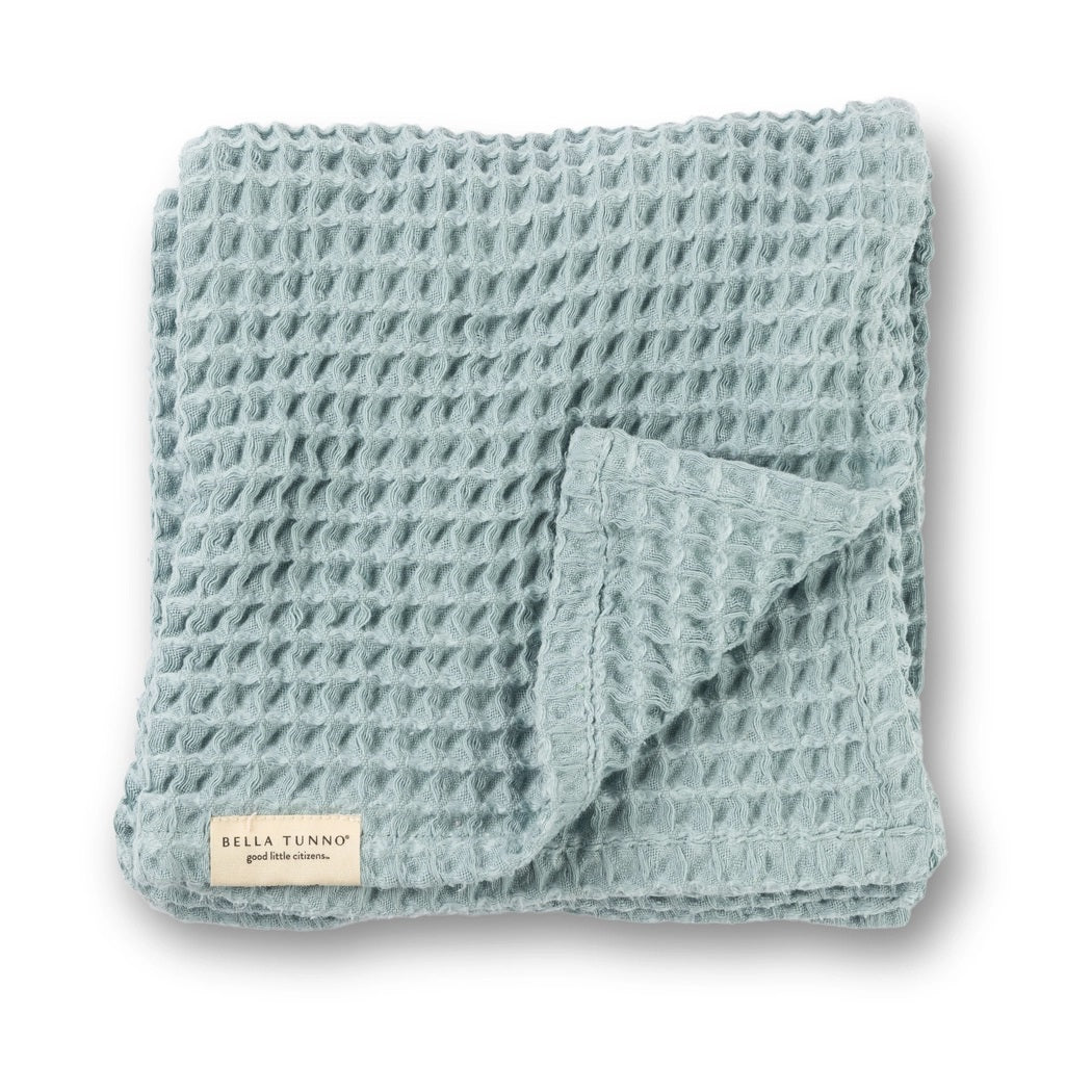 Bella Tunno Waffle Baby Blanket - Fog