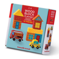 Build & Play Mini Wood Block Playsets - Busy City