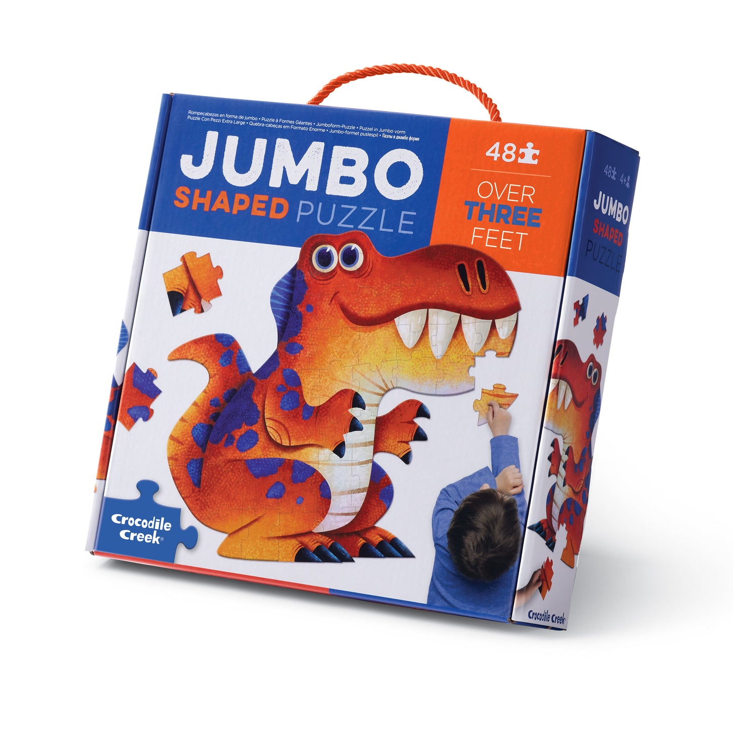 Dinosaur 48-Piece Jumbo Shaped Floor Puzzle