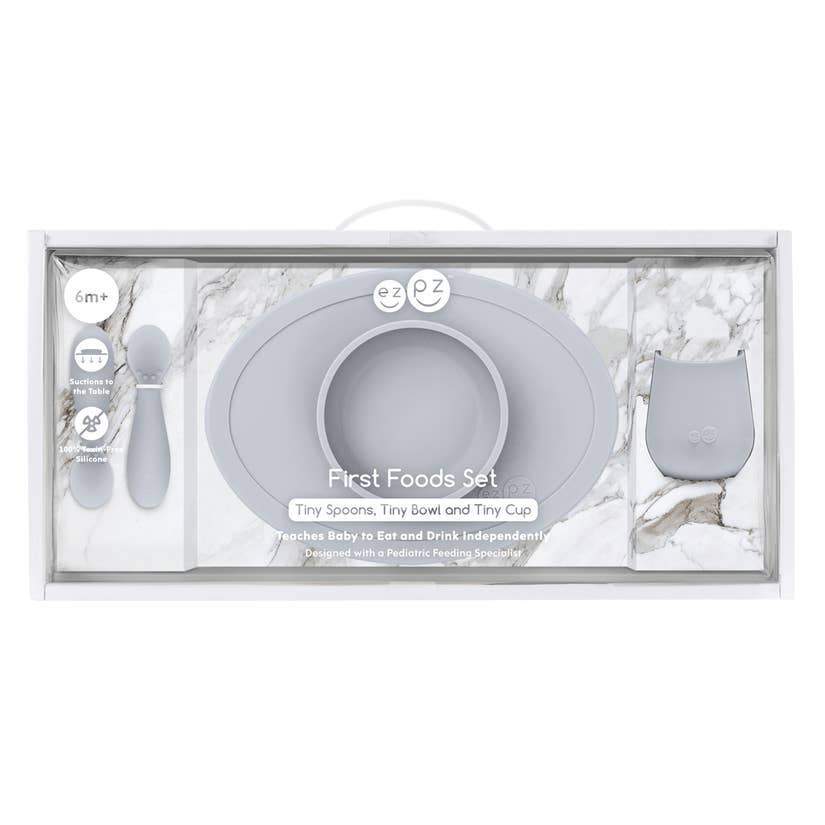 EZ-PZ First Foods Set - Pewter