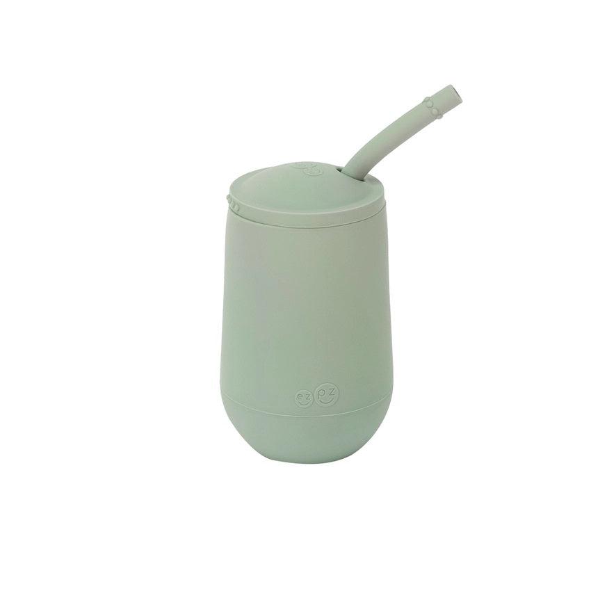 EZ-PZ Happy Cup + Straw System - Sage