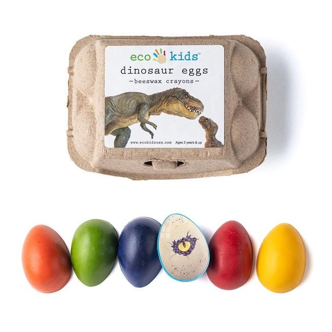 Eco-Kids Dinosaur Egg Beeswax Crayons