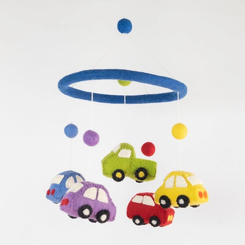 Felted Wool Mobiles from The Winding Road - Cars & Trucks