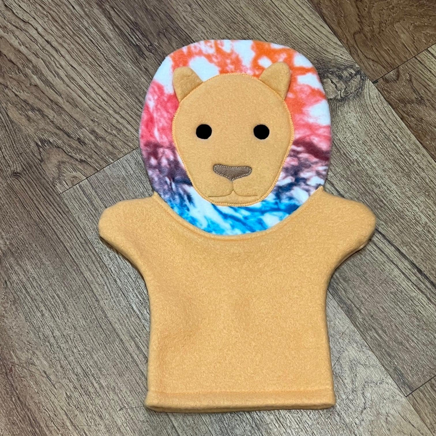 Fleece Hand Puppets - Fanciful Lion