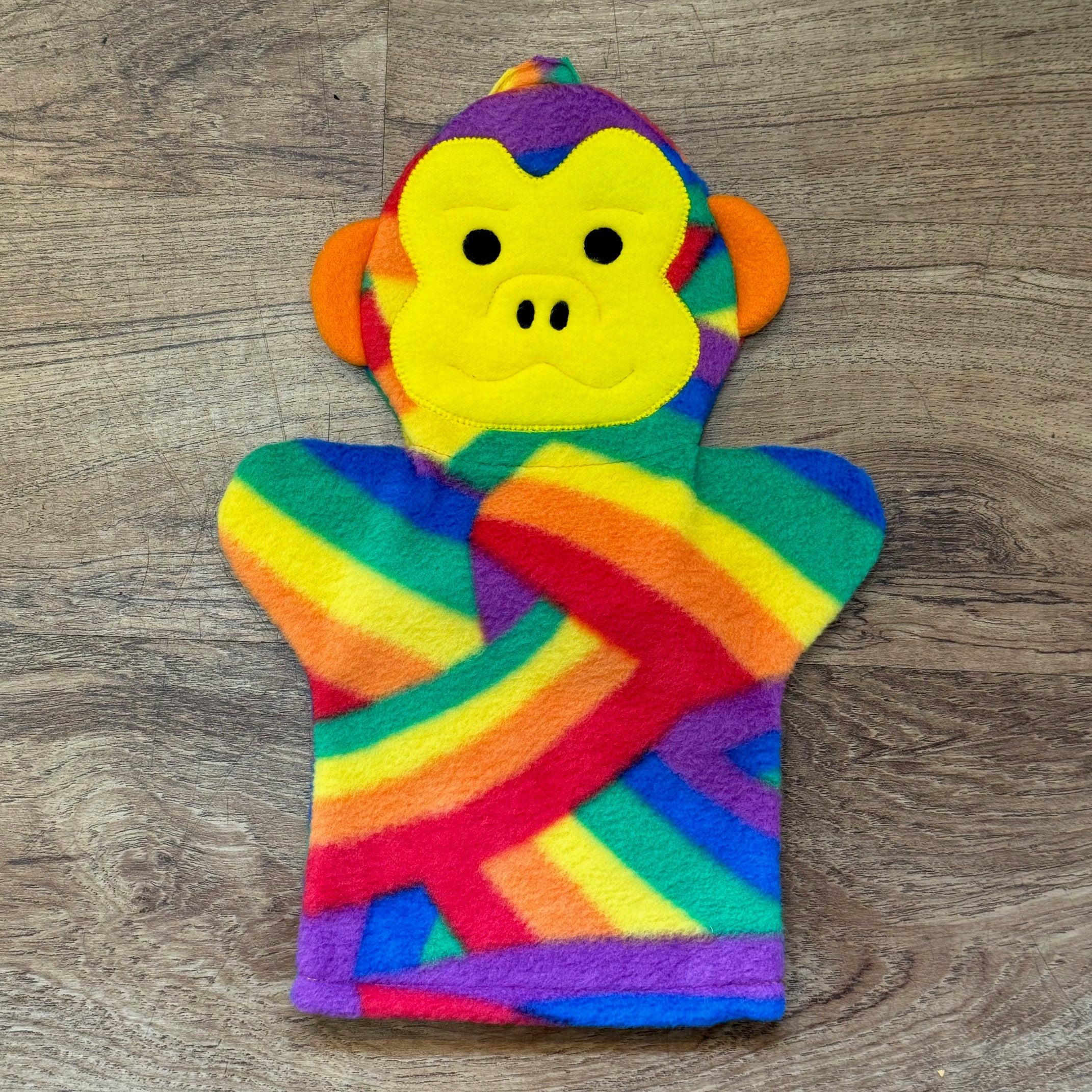 Fleece Hand Puppets - Fanciful Monkey