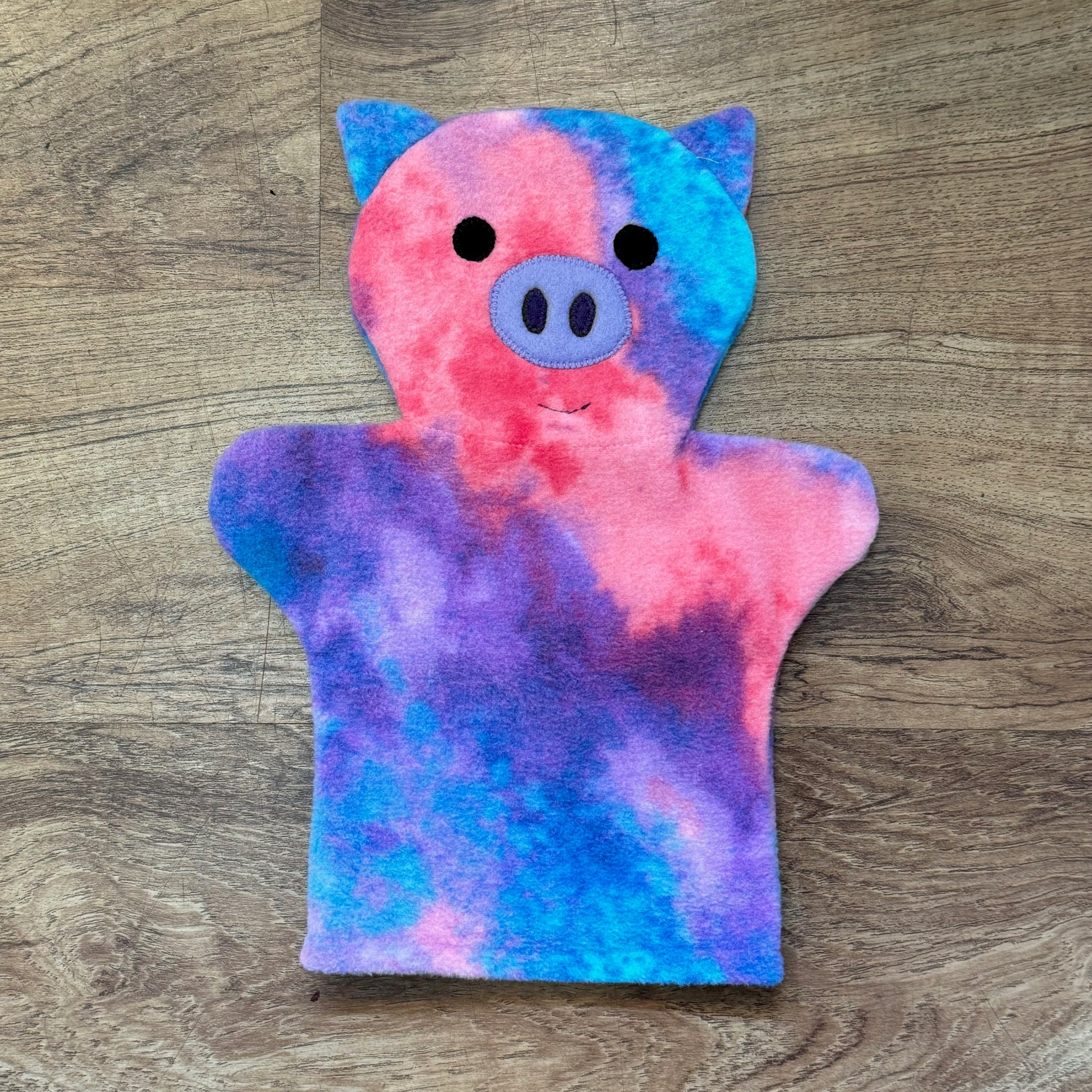 Fleece Hand Puppets - Fanciful Pig