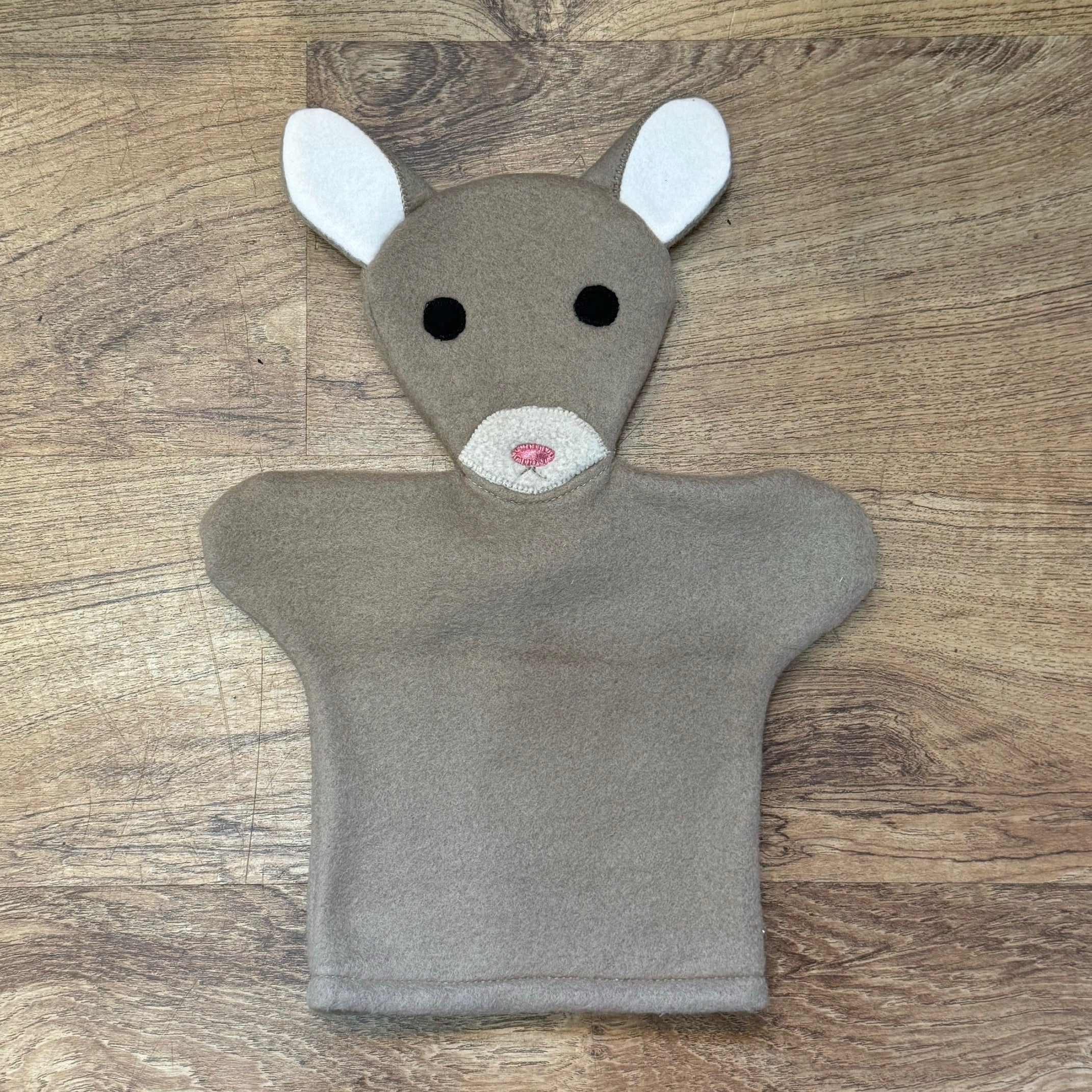 Fleece Hand Puppets - Brown Mouse