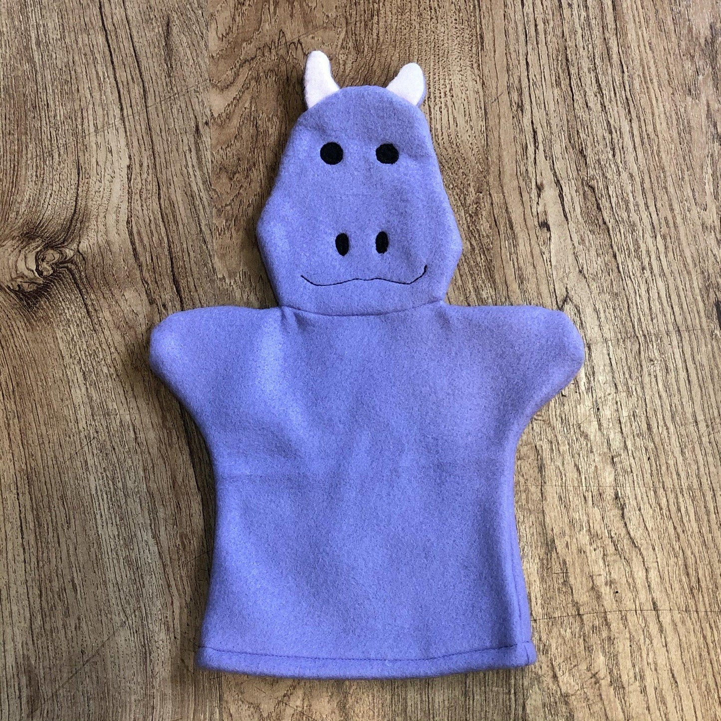 Fleece Hand Puppets - Hippo