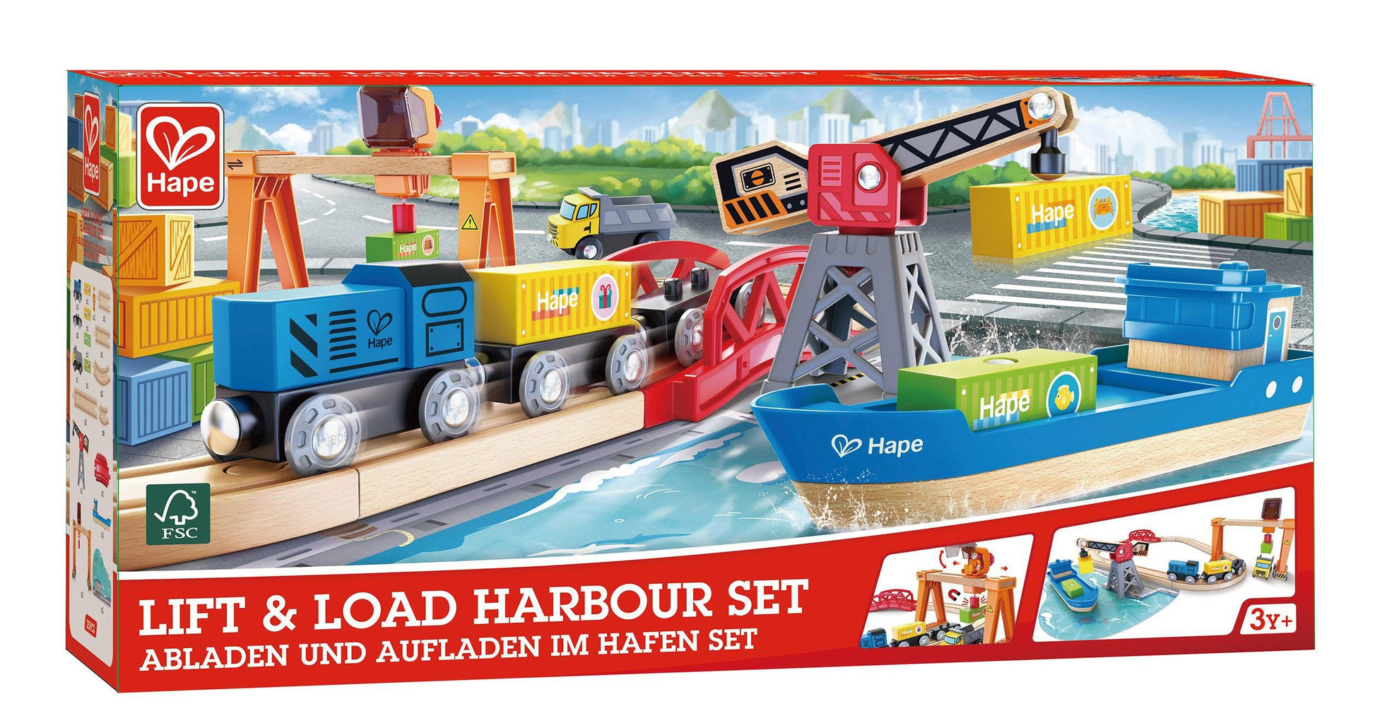 Hape Lift & Load Harbor Set