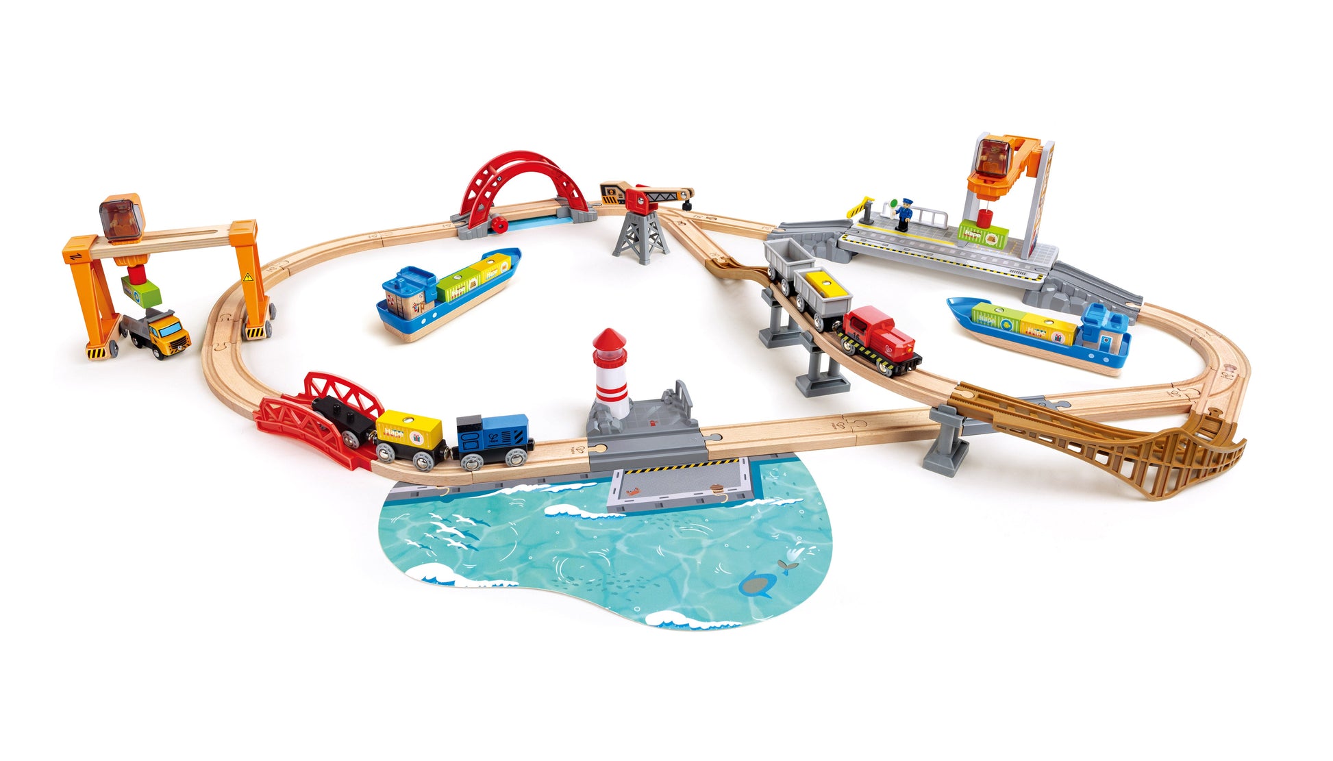 Hape Lift & Load Harbor Set