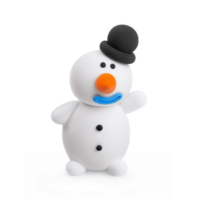 Hey Clay Winter Holidays - Snowman