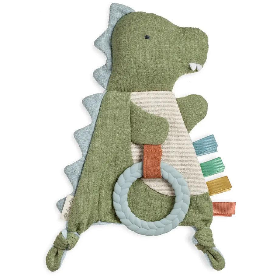 Itzy Ritzy Bitzy Crinkle Sensory Toy with Teether - Dino