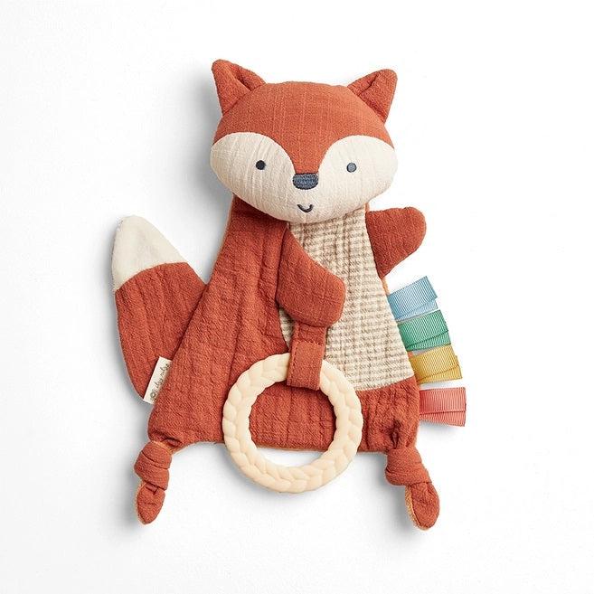 Itzy Ritzy Bitzy Crinkle Sensory Toy with Teether - Fox