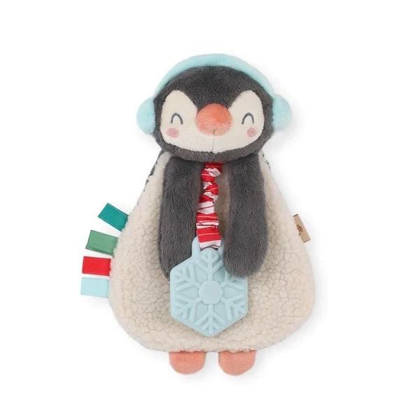 Itzy Ritzy Holiday Itzy Lovey Plush + Teether Toy - North the Penguin