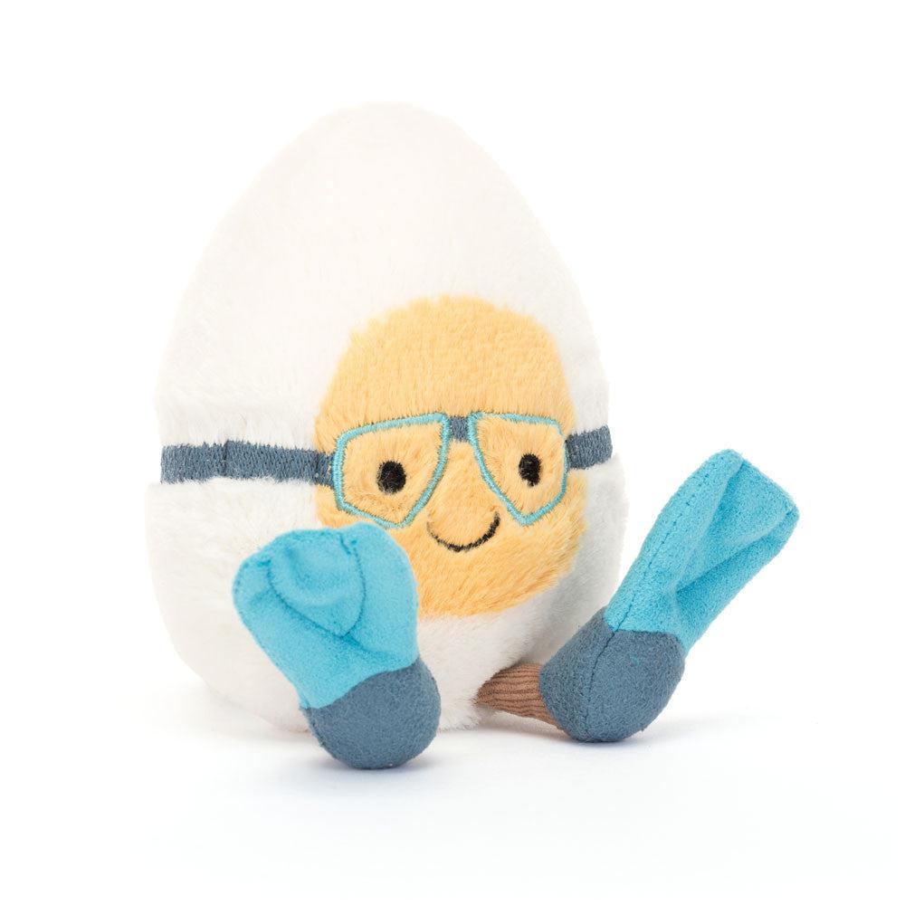 JellyCat Amuseable Boiled Egg Scuba Plush