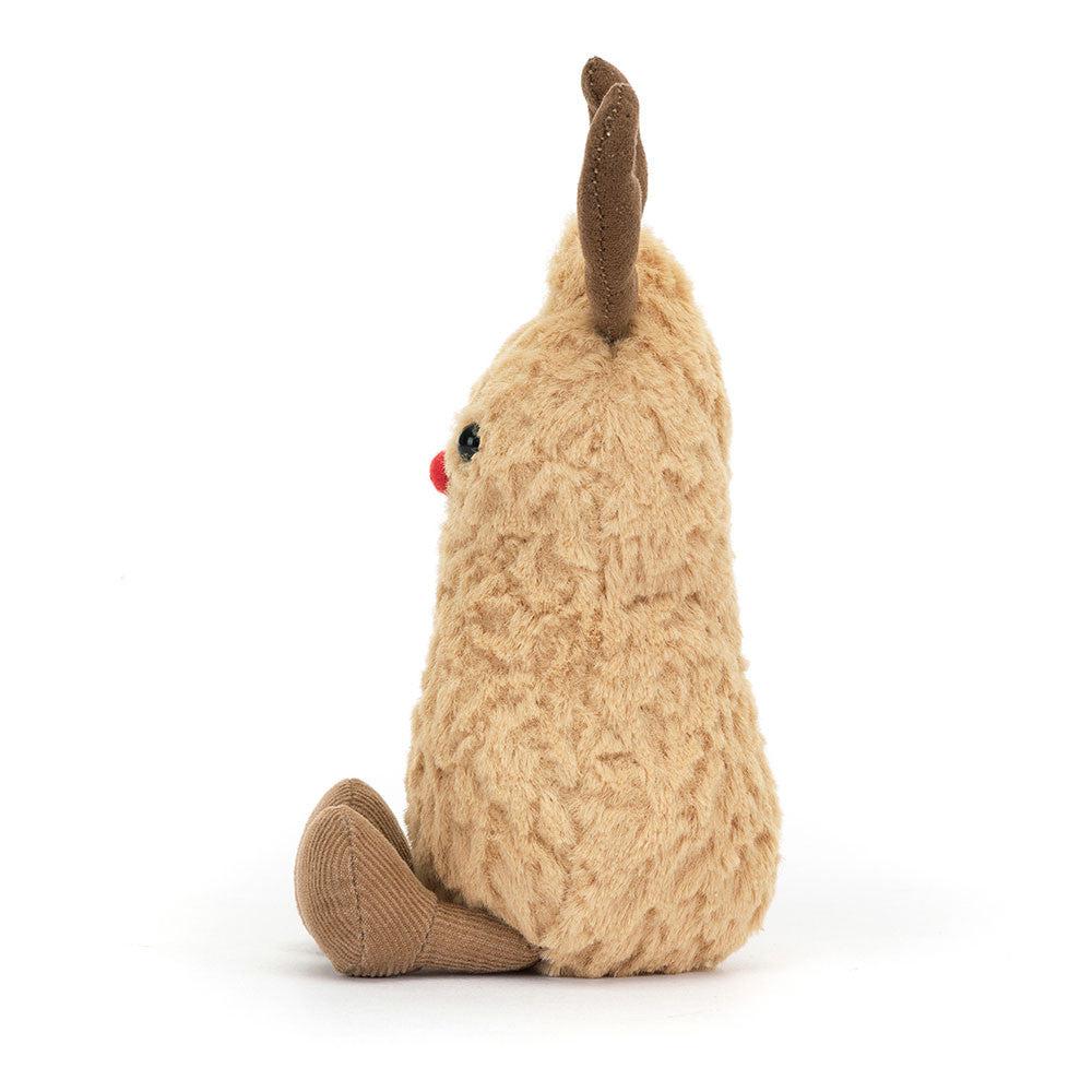 JellyCat Amuseable Peanut Reindeer Plush