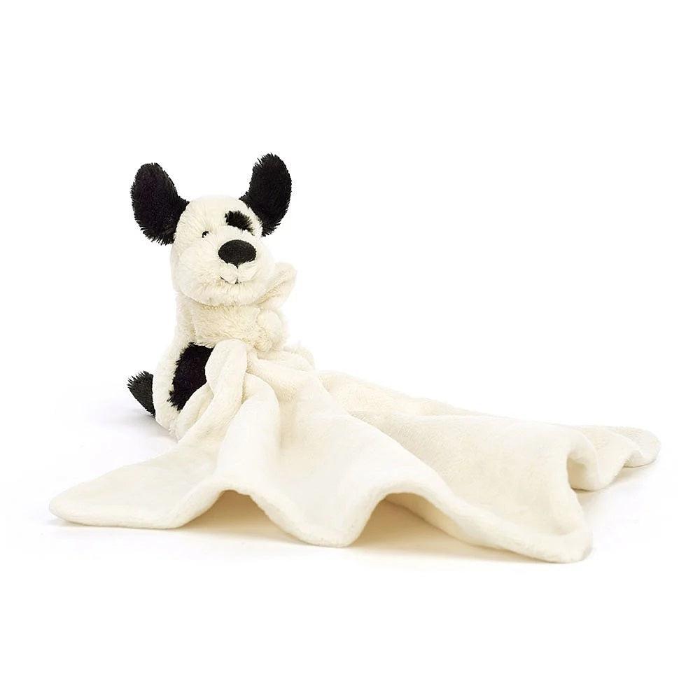 JellyCat Bashful Black & Cream Puppy Soother