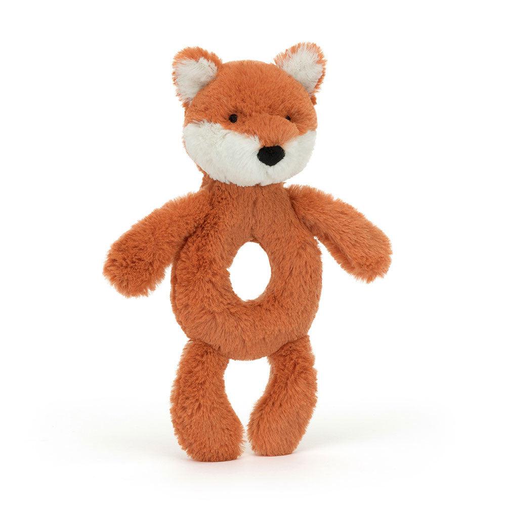 JellyCat Bashful Fox Cub Ring Rattle