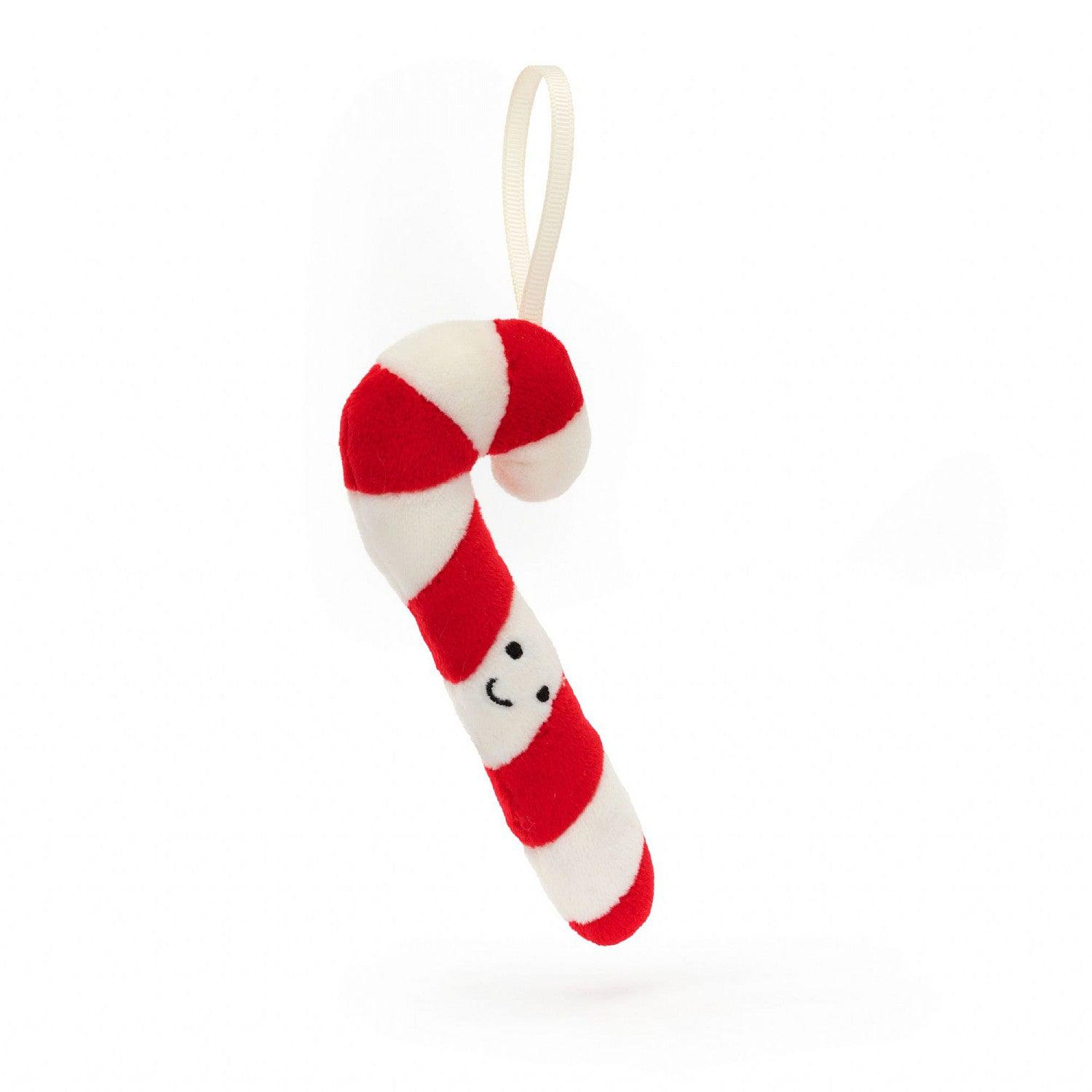 JellyCat Festive Folly Candy Cane Ornament