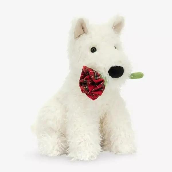 JellyCat Munro Scottie Dog 'Love You' Plush