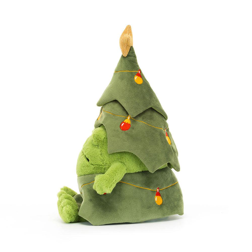 JellyCat Ricky Rain Frog Christmas Tree Plush