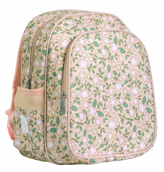 Kids' Backpack w/ Insulated Front Pocket - Pink Blossoms