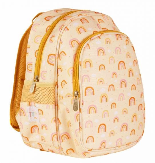 Kids' Backpack w/ Insulated Front Pocket - Rainbows