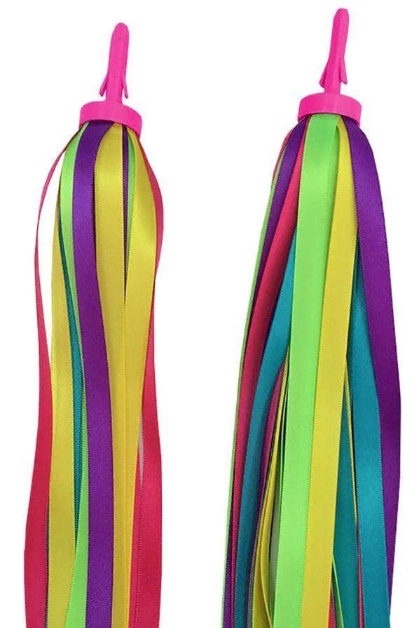 Micro Kickboard Micro Scooter Streamers - Neon Rainbow