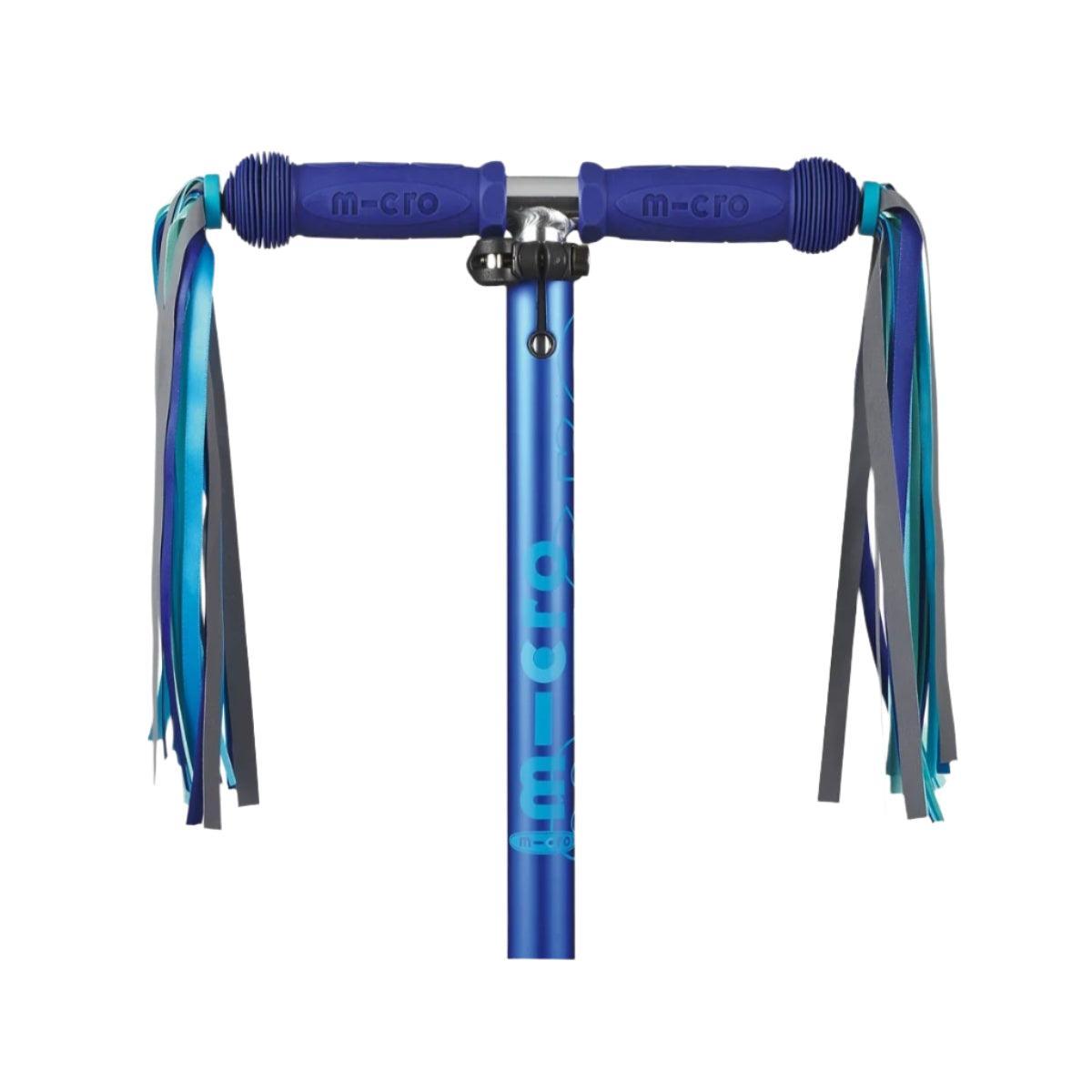 Micro Kickboard Micro Scooter Streamers - Reflective Blue