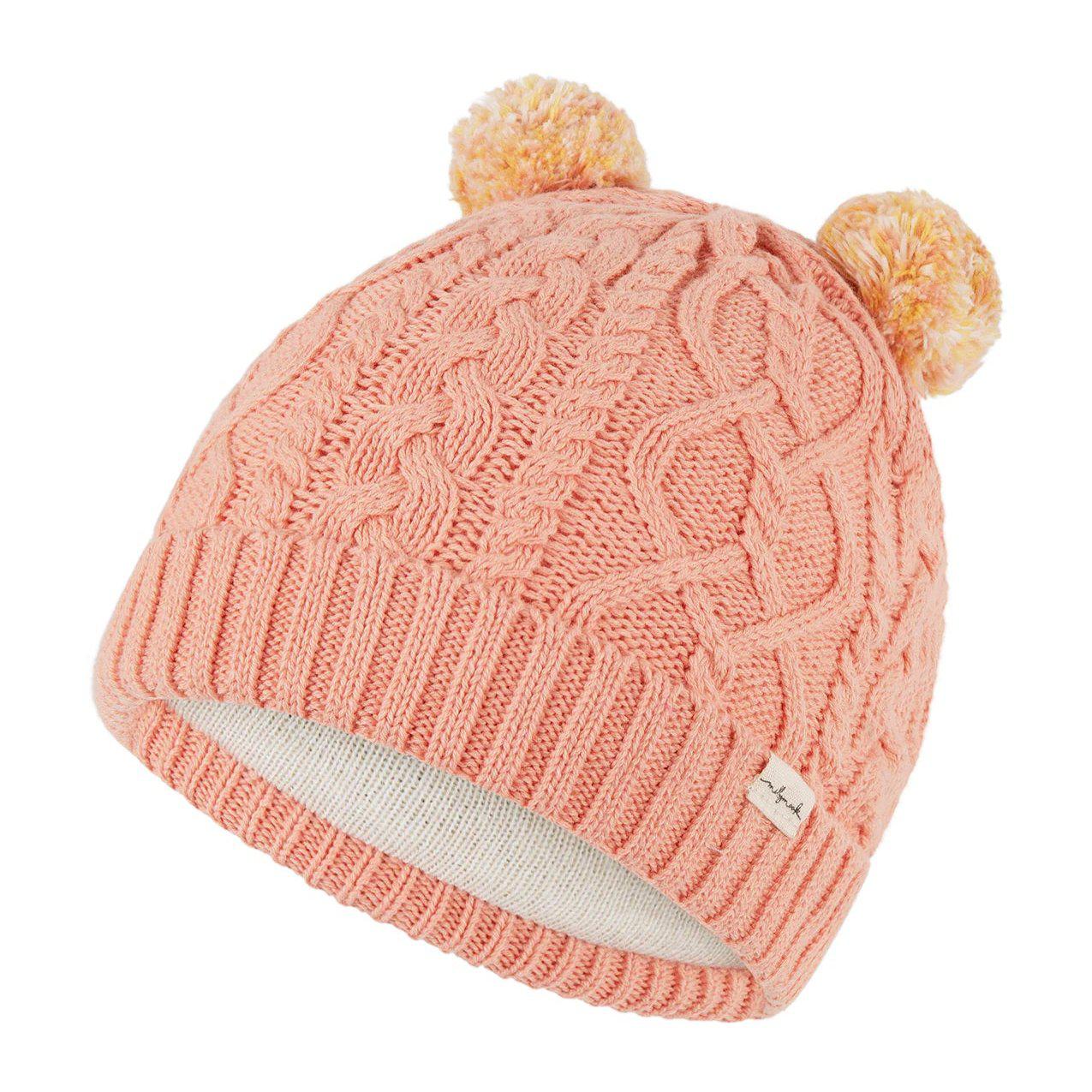 Millymook Baby Girl's Beanie - Aliza (Coral)