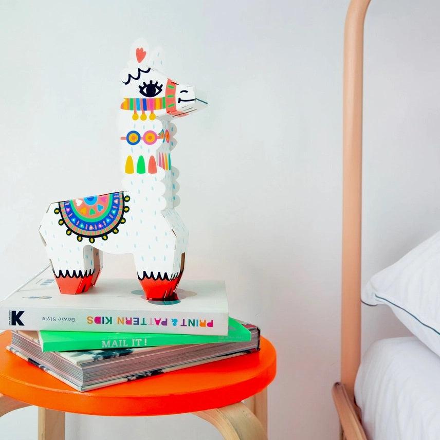 OMY 3D LED Art & Craft Lamp - Llama