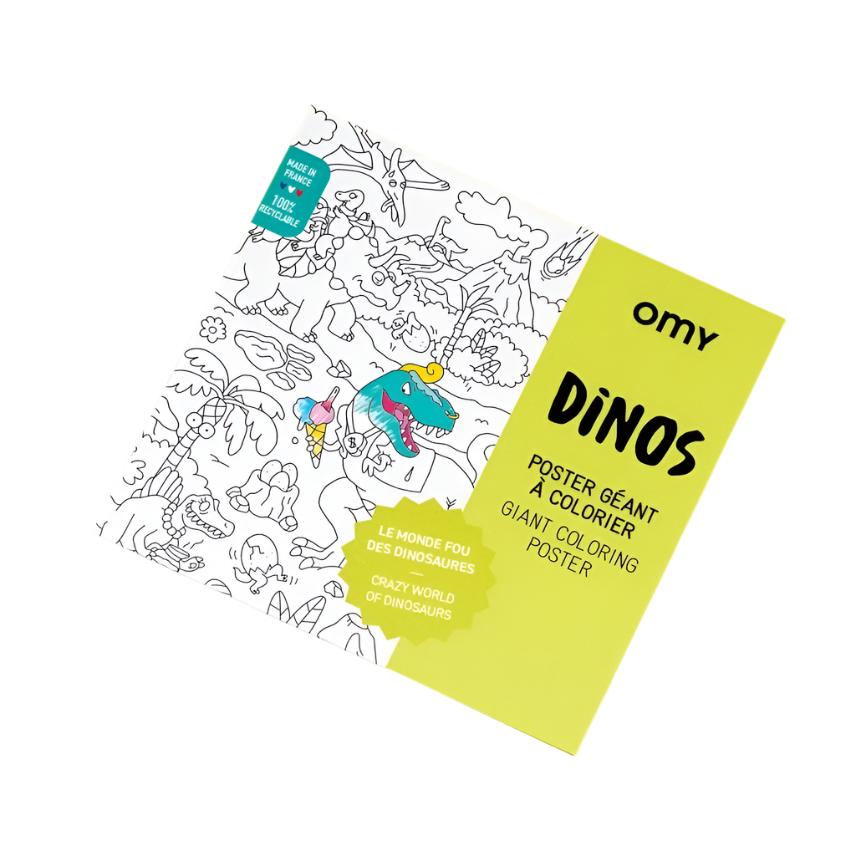 OMY Giant Coloring Posters - Dinos