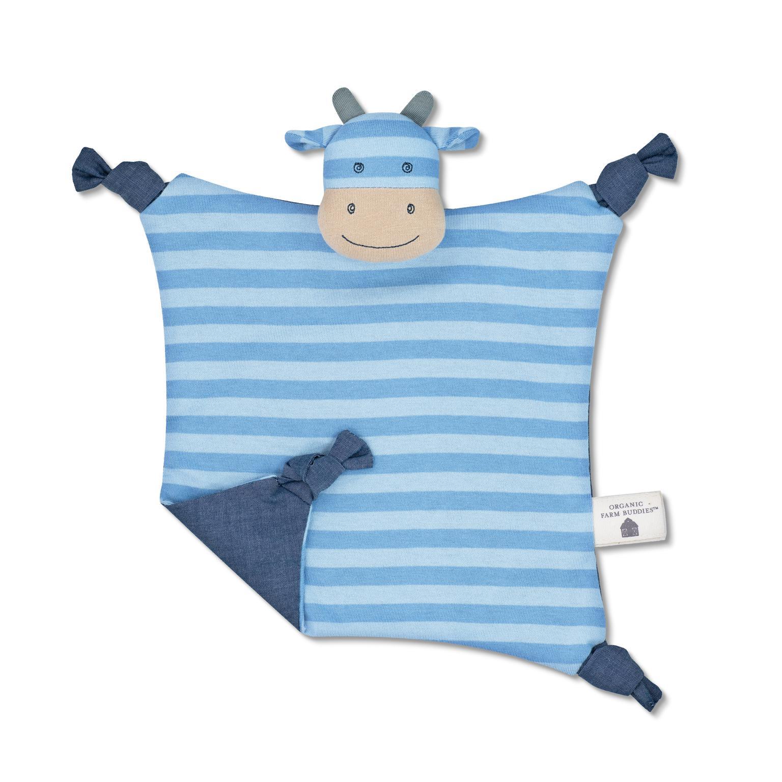 Organic Farm Buddies Blankies - Mr. Moo