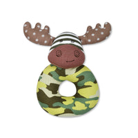 Organic Farm Buddies Teething Rattles - Marshall Moose