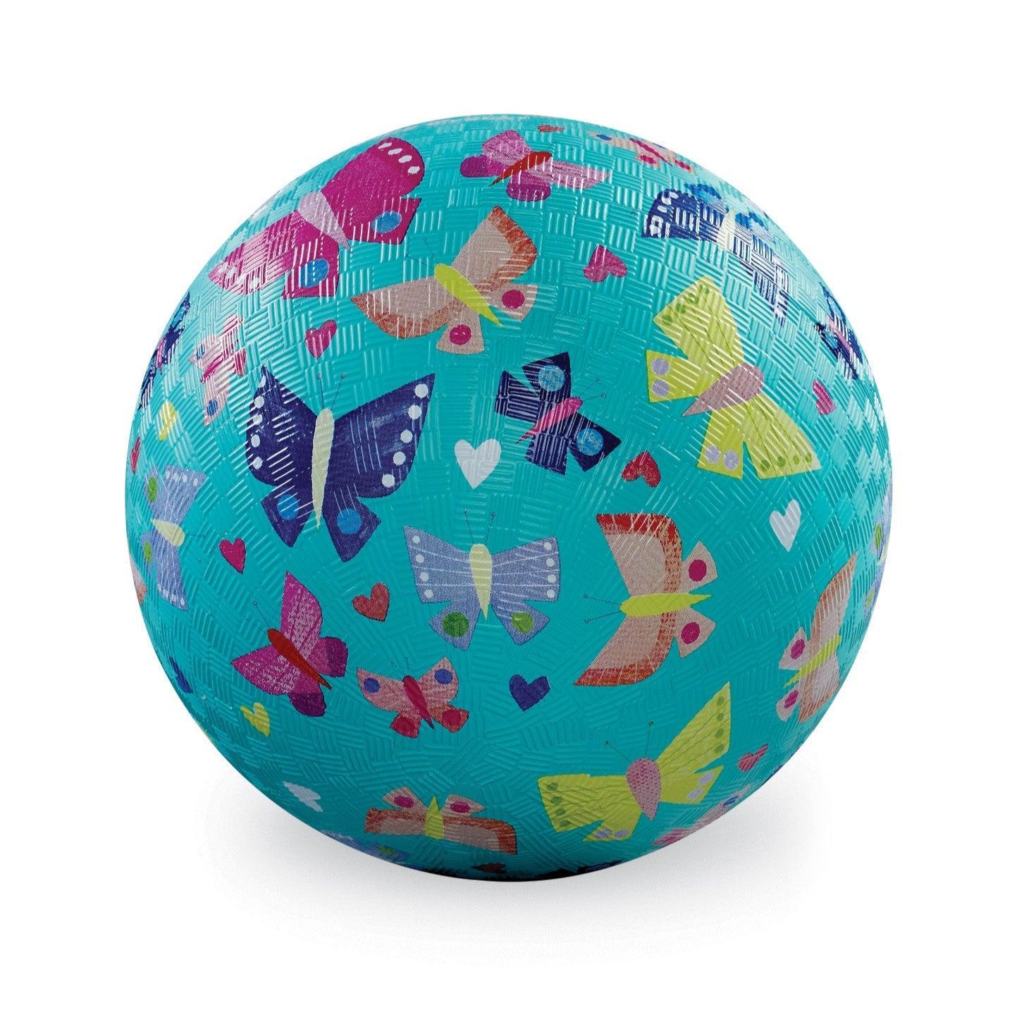 Playground Balls (5") - Butterfly Rainbow