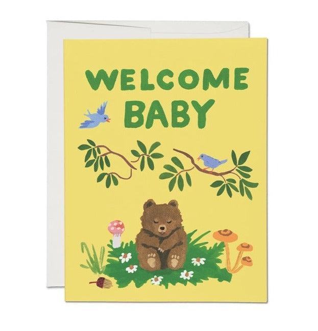 Red Cap New Baby Cards - Baby Cub