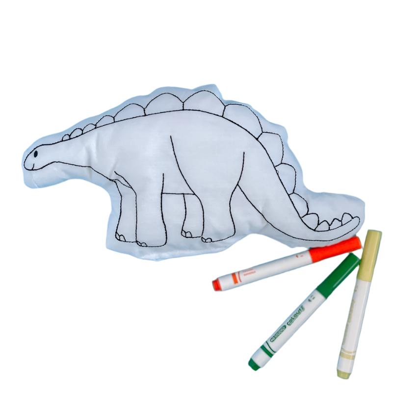 Reusable Coloring Activity Characters - Dinosaur