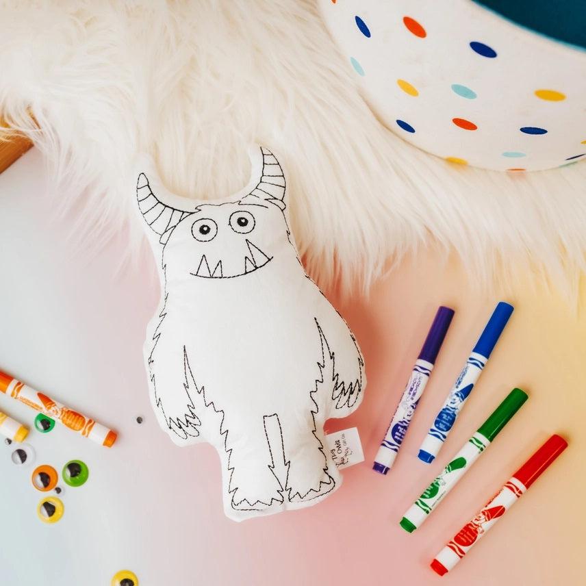 Reusable Coloring Activity Characters - Monster