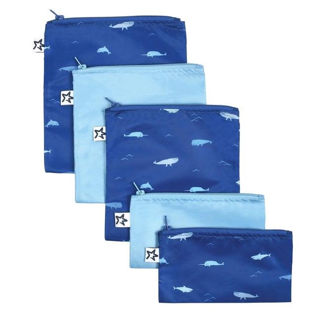 Reusable Snack Bags (5-Pack) - Ocean