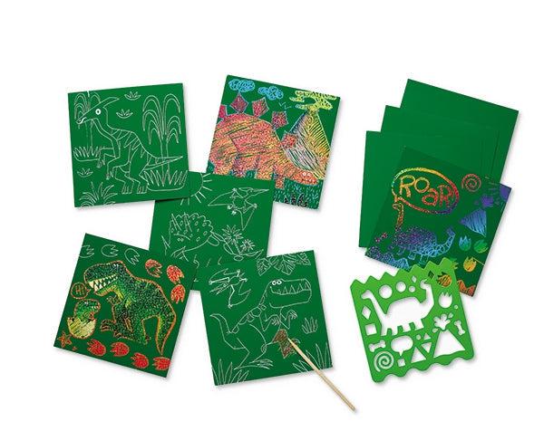 Sparkle Scratch Art Activity Set - Dinosaur