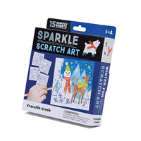 Sparkle Scratch Art Activity Set - Winter Fun