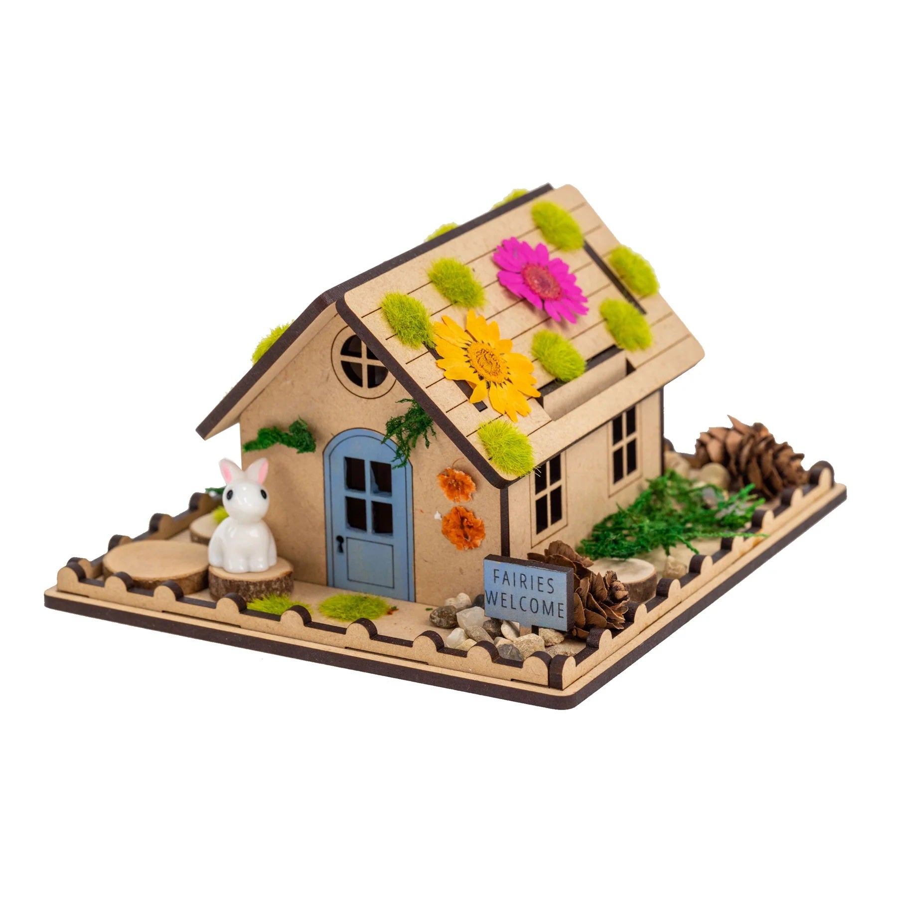 Stix + Brix Fairy House and Garden Model Kit