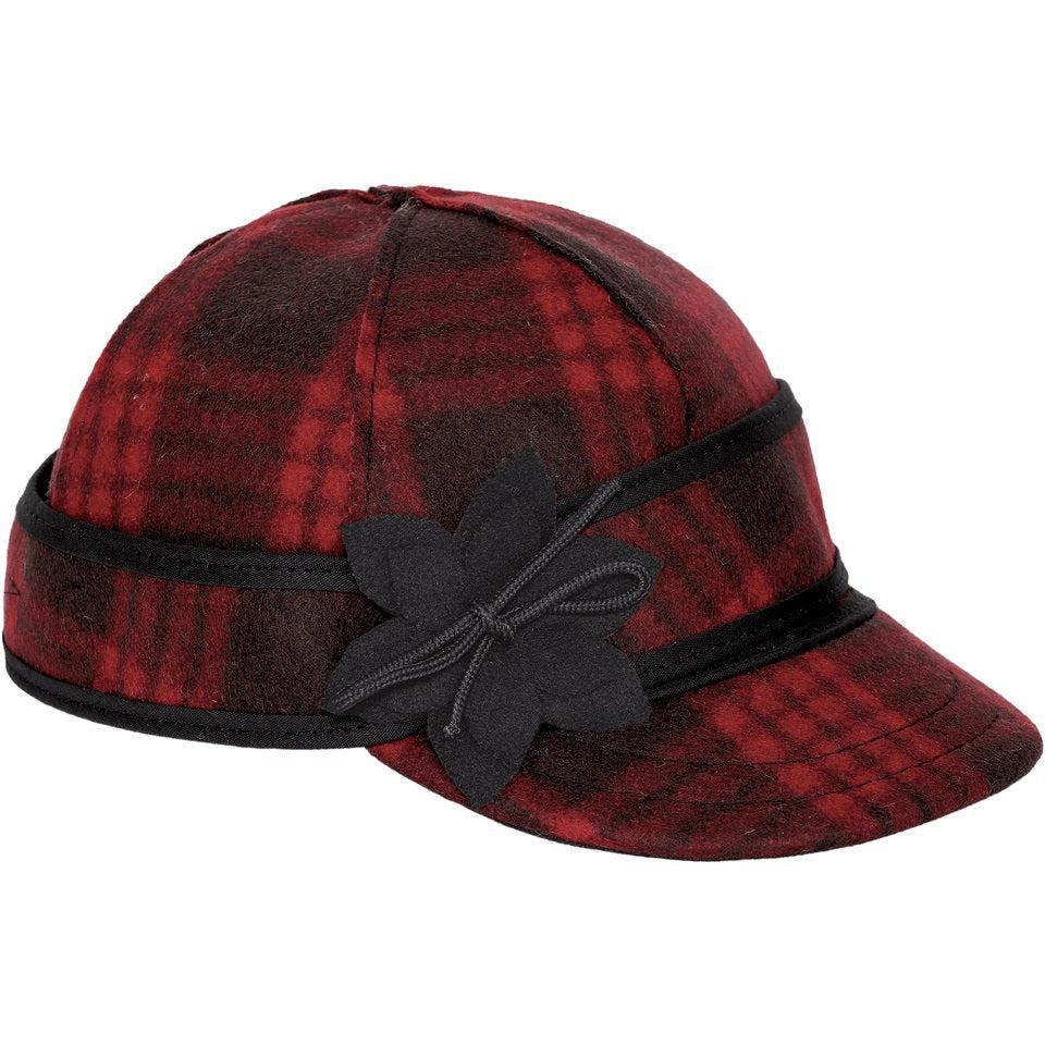 Stormy Kromer Lil' Petal Pusher Hat - Black/Red Tartan