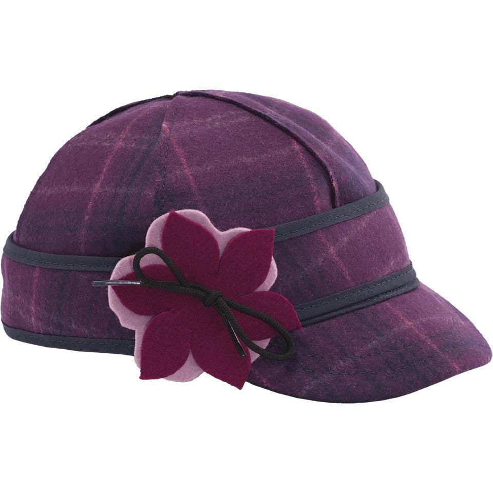 Stormy Kromer Lil' Petal Pusher Hat - Plum Passion