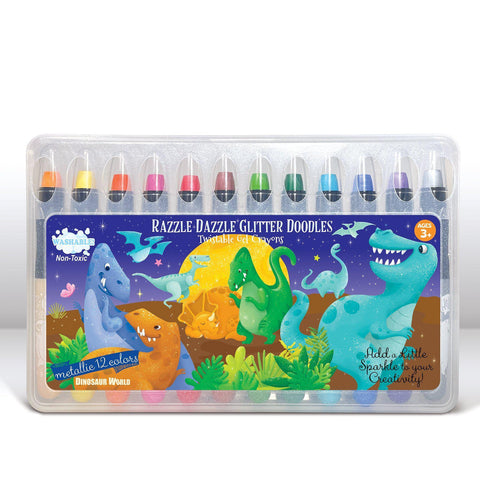 Glitter Doodle Gel Crayons- Animals Around the World - The Piggy Story