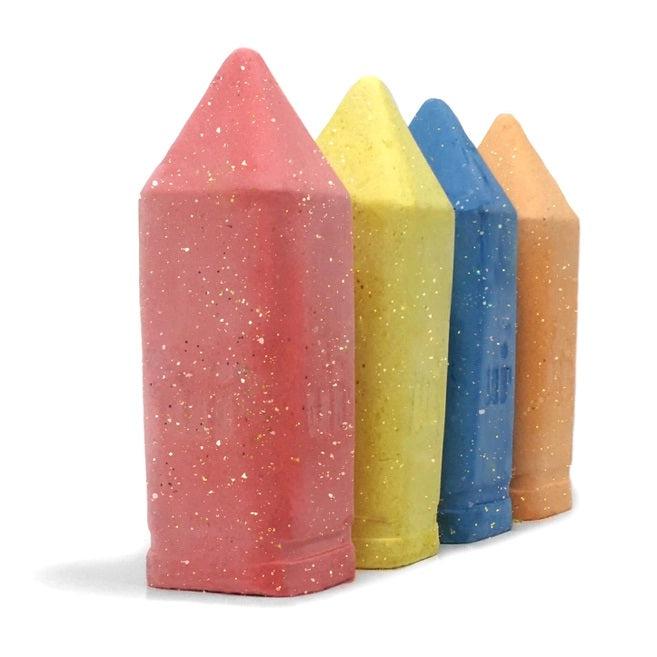 Urban Infant Chunky Sidewalk Chalk - Glitter Bling